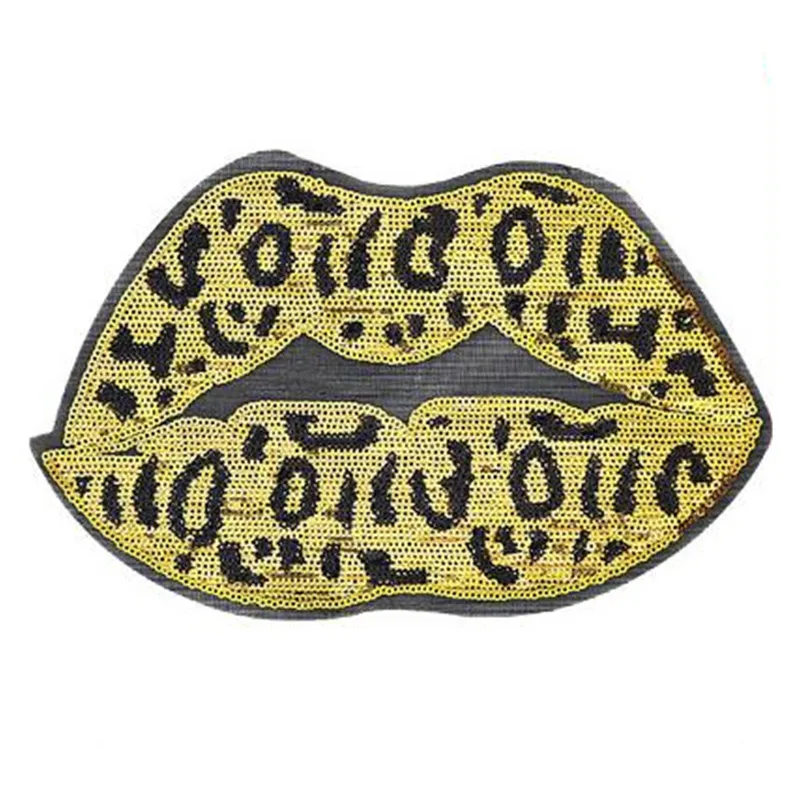 Leopard Print Lips Patches for clothing Sequins Strange Things Sequined Patch Clothes Stickers Christmas gift Large Biker Badge
Leopard Print Lips Patches for clothing Sequins Strange Things Sequined Patch Clothes Stickers Christmas gift Large Biker Badge