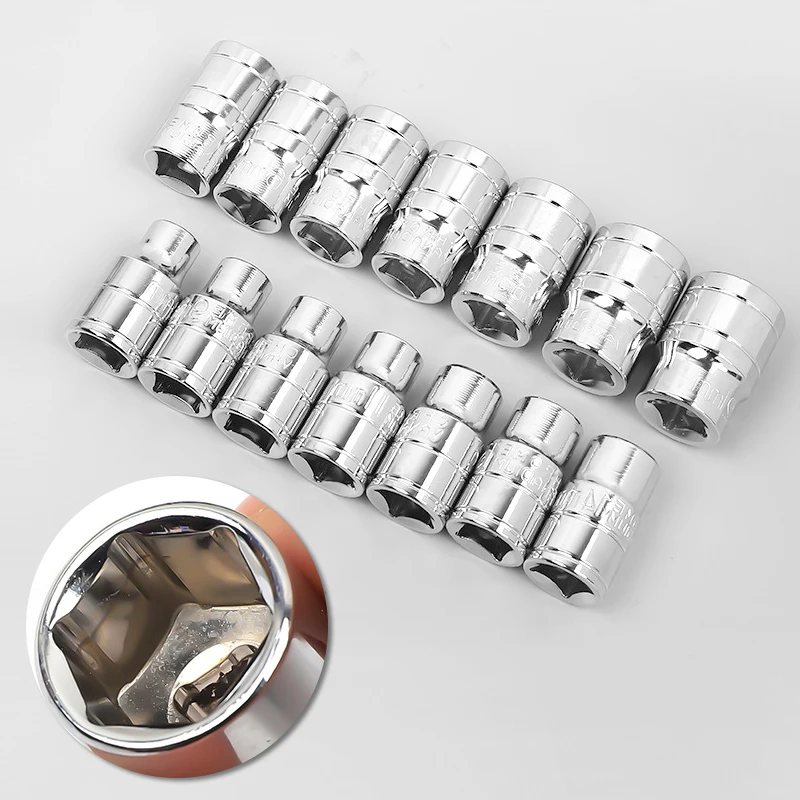 20pcs 1/2" Socket Wrench Head Sleeve Double EndHand Car Repair Tool Casing Removal Tool Cart Standard 8-32 mm Ratchet Wrench
20pcs 1/2" Socket Wrench Head Sleeve Double EndHand Car Repair Tool Casing Removal Tool Cart Standard 8-32 mm Ratchet Wrench
