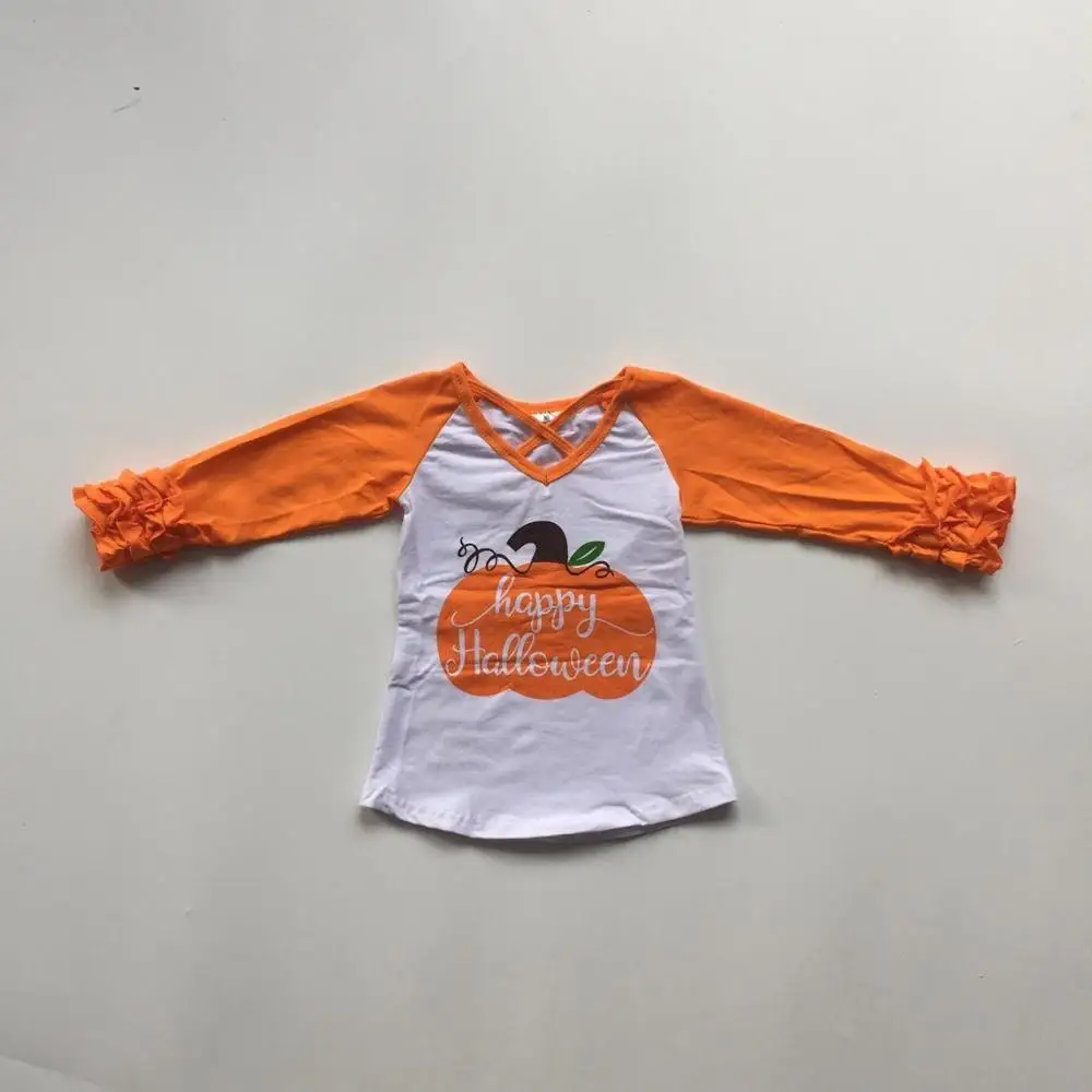children girls Fall / Autumn raglans Girls Halloween raglans girls pumpkin raglans white shirts orange long sleeve with ruffle
children girls Fall / Autumn raglans Girls Halloween raglans girls pumpkin raglans white shirts orange long sleeve with ruffle