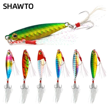 SHAWTO Floating Vib Fishing Lures 15g 60mm Topwater 1PC Hard Fishing Bait Mustad Hooks Long Casting Fishing Tackle with feathers
SHAWTO Floating Vib Fishing Lures 15g 60mm Topwater 1PC Hard Fishing Bait Mustad Hooks Long Casting Fishing Tackle with feathers