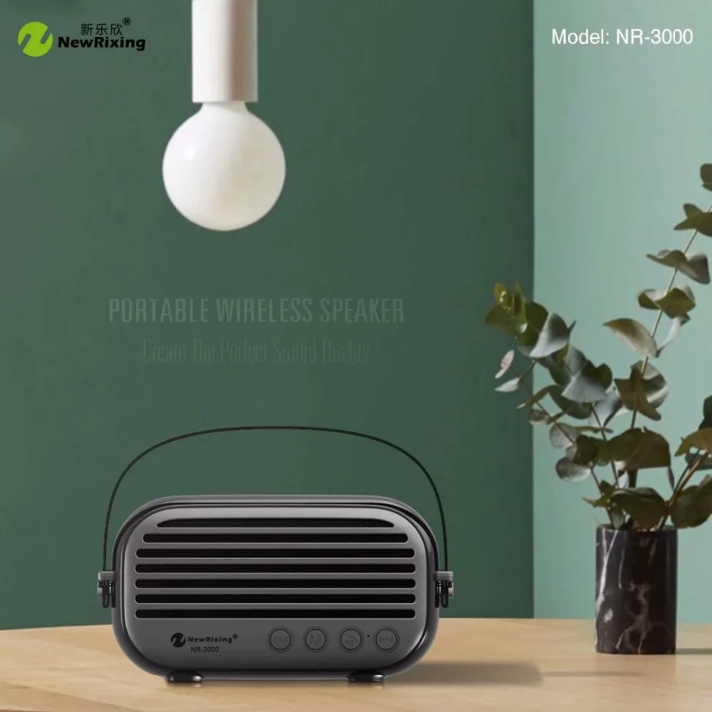 Pottable Bluetooth Speaker Bluetooth 4.0 Micro-SD Aux-in Audio input USB input Microphone Handsfree Call Stereo Speaker Radio
Pottable Bluetooth Speaker Bluetooth 4.0 Micro-SD Aux-in Audio input USB input Microphone Handsfree Call Stereo Speaker Radio