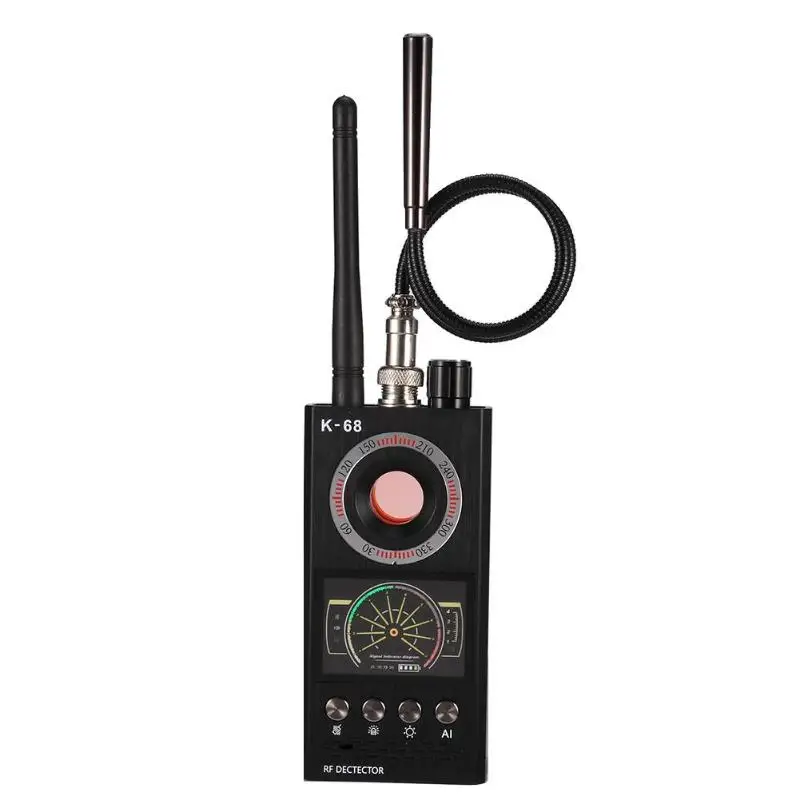 K68 Signal GSM Detector Micro Wave Sensor Anti-Spy Bug GPS DetectorSecurity Alarm Device Finder RF Detection Wireless Track
K68 Signal GSM Detector Micro Wave Sensor Anti-Spy Bug GPS DetectorSecurity Alarm Device Finder RF Detection Wireless Track