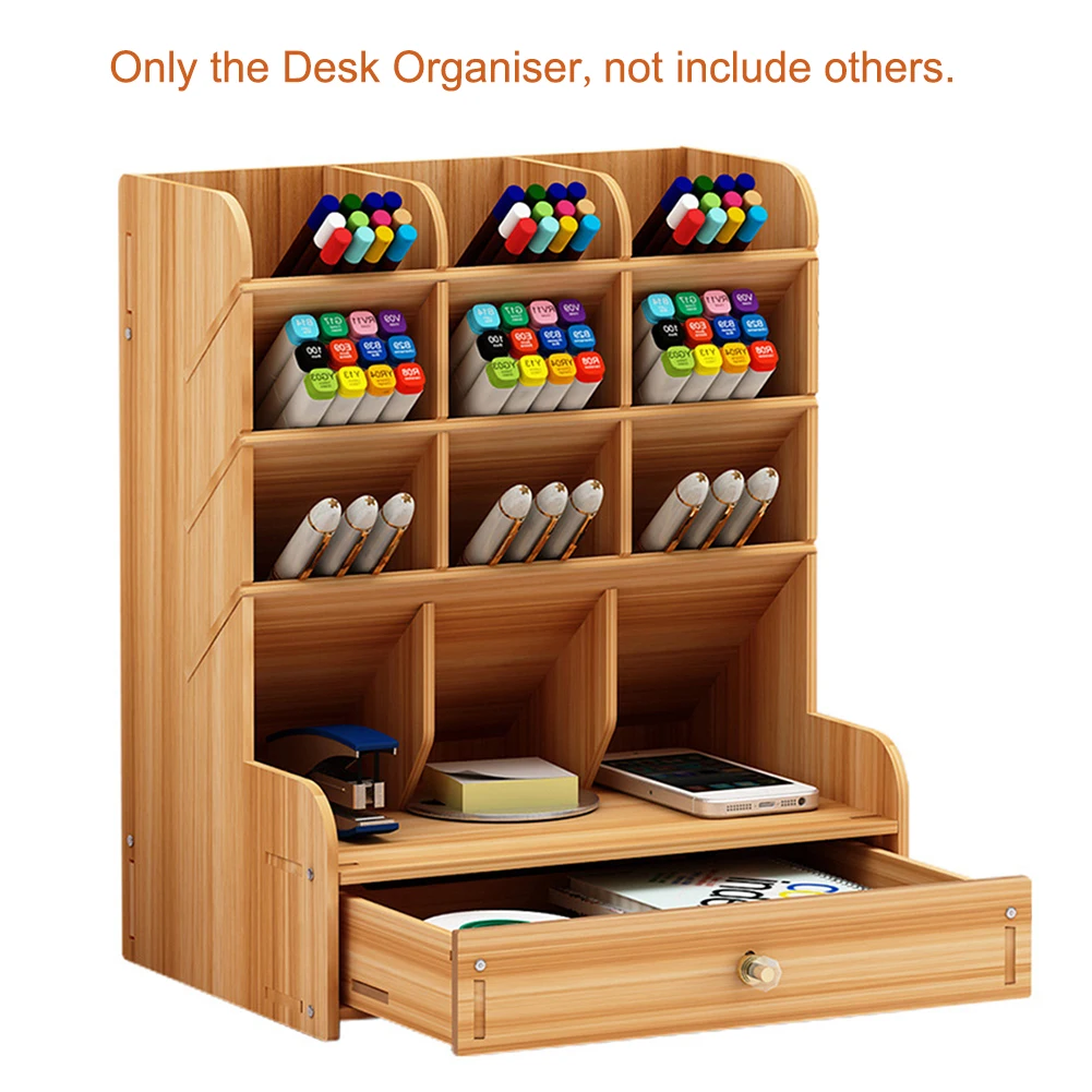 Large Multi-Function DIY Desktop Storage Box Wooden Office Multi-layer File Rack Supplies File Book Organizer Bookshelf
Large Multi-Function DIY Desktop Storage Box Wooden Office Multi-layer File Rack Supplies File Book Organizer Bookshelf