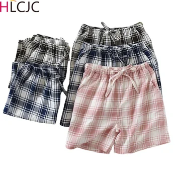 Various Summer Plaid Short Sleep Bottoms Women Men Sleepwear Pants Soft Home Shorts Couple Casual Pajamas Pants Beach Trousers
Various Summer Plaid Short Sleep Bottoms Women Men Sleepwear Pants Soft Home Shorts Couple Casual Pajamas Pants Beach Trousers