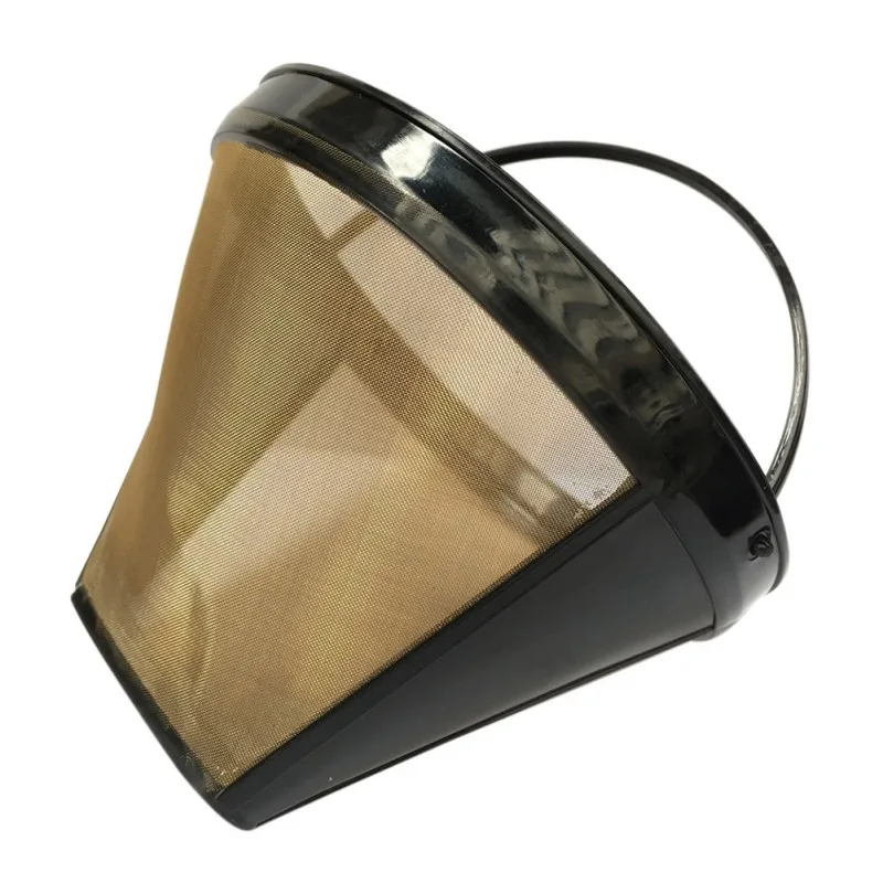 Stainless Steel Coffee Filter Coffee Maker Accessories Reusable Cone-Style Kitchen Gadgets Coffee Filter Handmade Kitchenware
Stainless Steel Coffee Filter Coffee Maker Accessories Reusable Cone-Style Kitchen Gadgets Coffee Filter Handmade Kitchenware