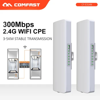 Comfast CF-E314N 300Mbps Outdoor WIFI Extender Siganl booster Amplifier 2.4G 14dBi High Gain Wifi antenna CPE bridge For IP Cam
Comfast CF-E314N 300Mbps Outdoor WIFI Extender Siganl booster Amplifier 2.4G 14dBi High Gain Wifi antenna CPE bridge For IP Cam