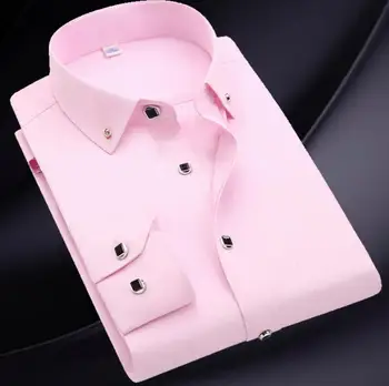 Slim-fit men's long-sleeved shirts maa1 young and middle-aged business casual solid color men's shirts AM968-1-25
Slim-fit men's long-sleeved shirts maa1 young and middle-aged business casual solid color men's shirts AM968-1-25