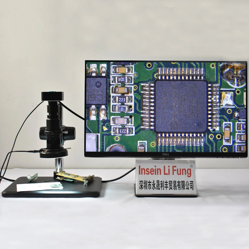 Full HD 1080P 60FPS Sony Sensor Industrial Electronic Video Microscope HDMI 10X-300X Optical Magnifier PCB repair Detection
Full HD 1080P 60FPS Sony Sensor Industrial Electronic Video Microscope HDMI 10X-300X Optical Magnifier PCB repair Detection