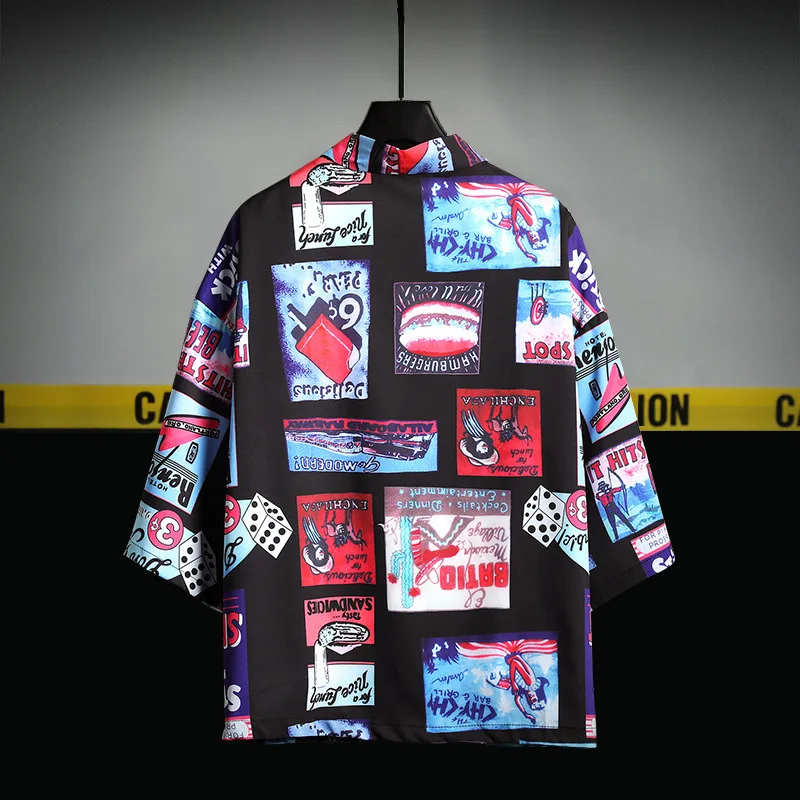 2020 New Style Men's Printed Coat Men Fashion And Personality Cardigan Three-quarter-length Sleeve Thin Jacket Versatile MEN'S O
2020 New Style Men's Printed Coat Men Fashion And Personality Cardigan Three-quarter-length Sleeve Thin Jacket Versatile MEN'S O