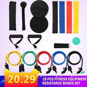 18Pcs Gym Fitness Equipment Resistance Bands Set Workout Fintess Exercise Bands Loop Bands Spiky Massage Ball for Sport Home Gym
18Pcs Gym Fitness Equipment Resistance Bands Set Workout Fintess Exercise Bands Loop Bands Spiky Massage Ball for Sport Home Gym