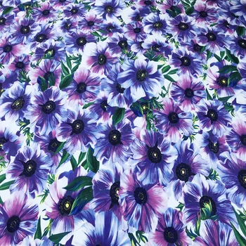 145cm Width Purple Anemone Print Four Way Stretch Polyester Fabric for Woman Summer Dresses Skirts Blouse Pants DIY-BF161
145cm Width Purple Anemone Print Four Way Stretch Polyester Fabric for Woman Summer Dresses Skirts Blouse Pants DIY-BF161