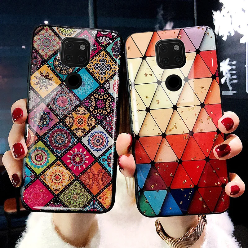 Шикарный ретро чехол в клетку для Huawei p30 Pro p20 lite Mate 20 pro mate 10 honor 10i V10 8X Nova 3i p smart 2019 Y9