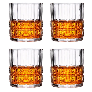 Hellodream old fashioned lead-free whiskey glass for scotch bourbo Set of 4-8.45 oz
Hellodream old fashioned lead-free whiskey glass for scotch bourbo Set of 4-8.45 oz