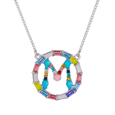 European and American cross-border new accessories Fashion exquisite round 26 English alphabet necklaces Factory
European and American cross-border new accessories Fashion exquisite round 26 English alphabet necklaces Factory