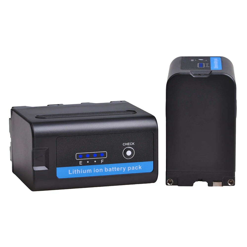 2X 7.2V 7200mAh NP-F960 NP-F970 Li-Ion Battery with LED Power Indicator for Sony NP-F550 NP-F770 NP-F750 NP-F975 F930 F960 F970
2X 7.2V 7200mAh NP-F960 NP-F970 Li-Ion Battery with LED Power Indicator for Sony NP-F550 NP-F770 NP-F750 NP-F975 F930 F960 F970