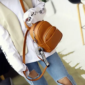 Small Kanken Backpack Mini Backpacks for Girls Korean Shoulder Bag Wild Solid Color PU Leather Girls Backpack Small Bag Black 
Small Kanken Backpack Mini Backpacks for Girls Korean Shoulder Bag Wild Solid Color PU Leather Girls Backpack Small Bag Black