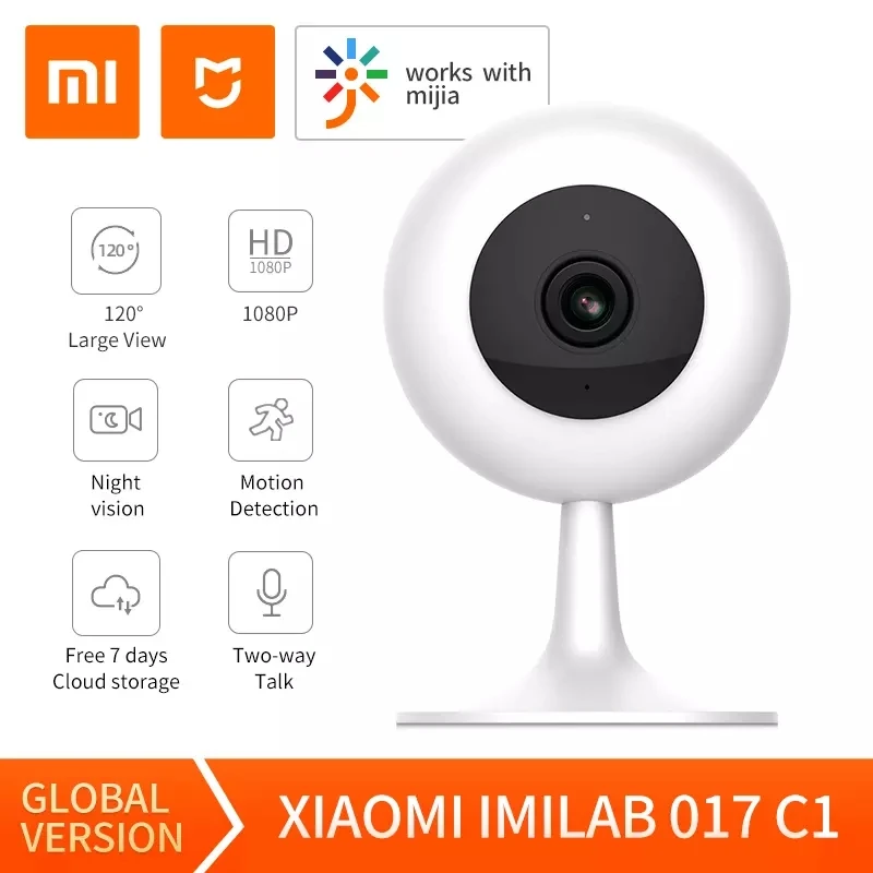 ã€Global version】Mijia IMILAB IP Camera Mi Home App Wifi Wireless CCTV Camera Infrared Night Vision Baby Monitor
ã€Global version】Mijia IMILAB IP Camera Mi Home App Wifi Wireless CCTV Camera Infrared Night Vision Baby Monitor