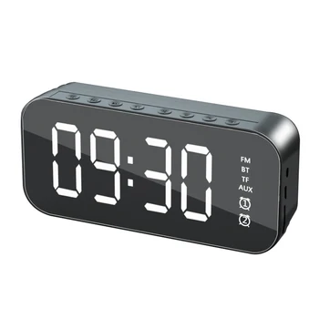 Multifunction LED Mirror Dual Alarm Clock Bluetooth Speaker FM Radio Table Clock Wireless Subwoofer Music Player
Multifunction LED Mirror Dual Alarm Clock Bluetooth Speaker FM Radio Table Clock Wireless Subwoofer Music Player