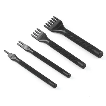 4Pcs Prong Chisel Handmade Leather Craft Tools Sewing Leather Tool Hole Punches Lacing Stitching Working High Quality Useful
4Pcs Prong Chisel Handmade Leather Craft Tools Sewing Leather Tool Hole Punches Lacing Stitching Working High Quality Useful