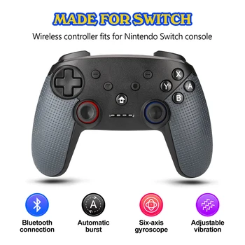 Diverse Bluetooth Wireless Professional Controller Remote Gamepad for Nintend Switch Pro Console for Android Smartphones for PC
Diverse Bluetooth Wireless Professional Controller Remote Gamepad for Nintend Switch Pro Console for Android Smartphones for PC