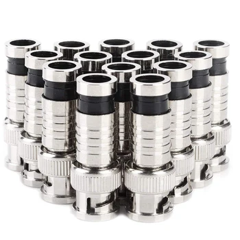 BNC Compression Connector,RG59 Crimper Video Plug Extension Coaxial Siamese Cable Connectors Coax Crimper Adapter 20PCS 75 Ohm C
BNC Compression Connector,RG59 Crimper Video Plug Extension Coaxial Siamese Cable Connectors Coax Crimper Adapter 20PCS 75 Ohm C