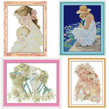 Joy Sunday Mother & Babay Counted 11ct Cross Stitch Kit Pattern Printed Canvas 14ct for Needlework Embroidery Set Threads Crafts
Joy Sunday Mother & Babay Counted 11ct Cross Stitch Kit Pattern Printed Canvas 14ct for Needlework Embroidery Set Threads Crafts