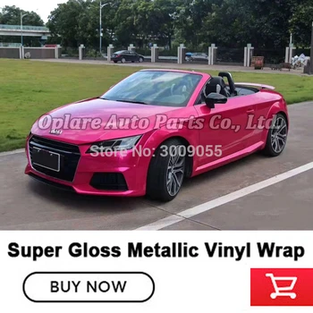 Newest High-end metallic rose red Glossy vinyl wrapping car wrapping roll low initial tack adhesive Popular in Korea
Newest High-end metallic rose red Glossy vinyl wrapping car wrapping roll low initial tack adhesive Popular in Korea