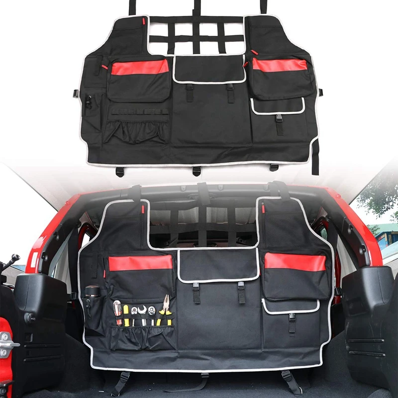 Car Backseat Rear Seats Multi-Function Organizer Saddle Bag for Jeep Wrangler JK JL Multi-Pockets Storage Bag 2007-2019
Car Backseat Rear Seats Multi-Function Organizer Saddle Bag for Jeep Wrangler JK JL Multi-Pockets Storage Bag 2007-2019