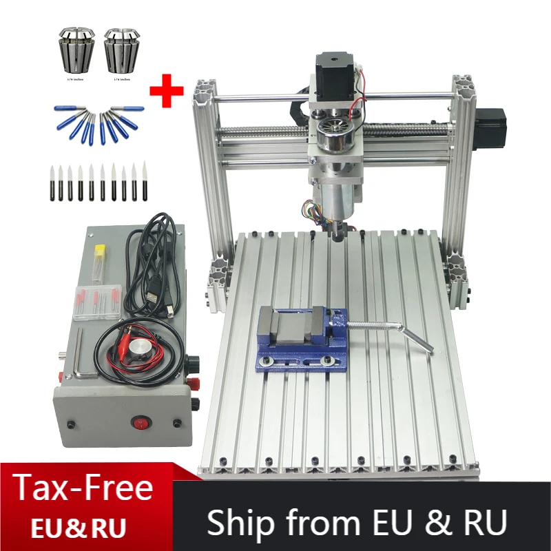 DIY metal engraving machine 3040 3axis 4 axis 5 CNC Router USB port drilling cutting | Инструменты