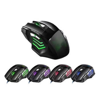 Ergonomic Wired Gaming Mouse 7 Button LED 5500 DPI USB Computer Mouse Gamer Mice X7 Silent Mause With Backlight For PC Laptop
Ergonomic Wired Gaming Mouse 7 Button LED 5500 DPI USB Computer Mouse Gamer Mice X7 Silent Mause With Backlight For PC Laptop