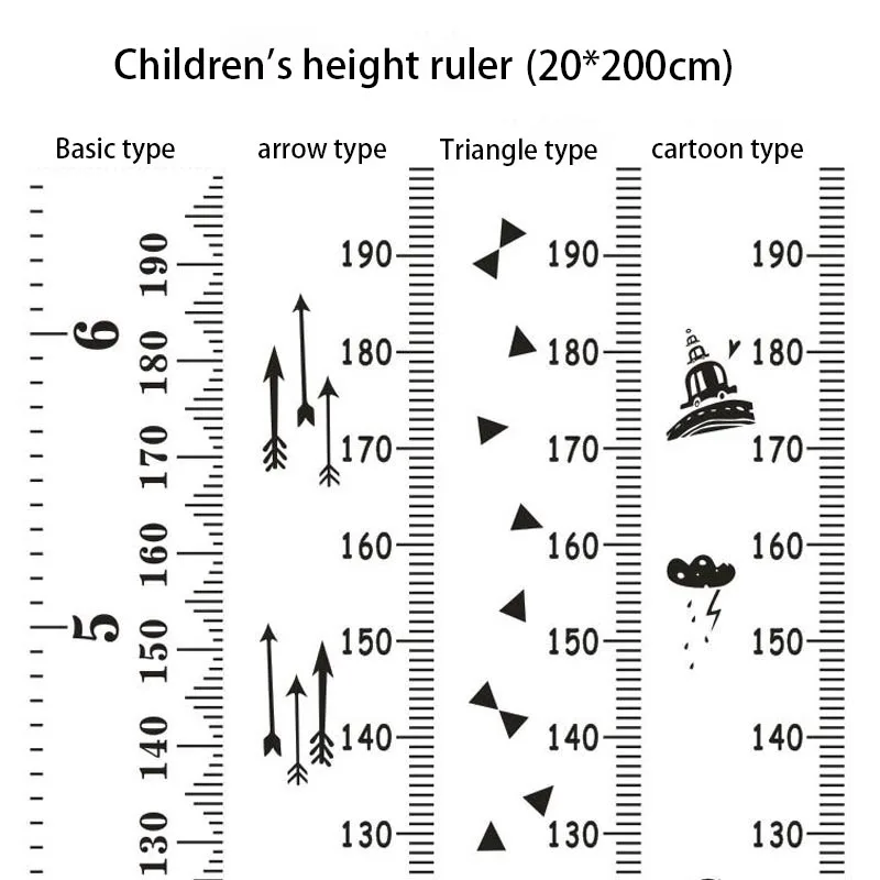 Детская линейка в скандинавском стиле рост размер таблица измерение роста для