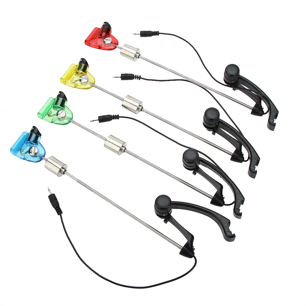 Hot New Fishing Swinger Bit Alarms Indicator Set LED Illuminated 4pcs In Zippered Case Carp Fishing Tackle Tools
Hot New Fishing Swinger Bit Alarms Indicator Set LED Illuminated 4pcs In Zippered Case Carp Fishing Tackle Tools