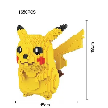 Hot cartoon game figure poke Pikachu micro diamond block Nintendoes poke mon building bricks model nanobricks toys for gifts
Hot cartoon game figure poke Pikachu micro diamond block Nintendoes poke mon building bricks model nanobricks toys for gifts
