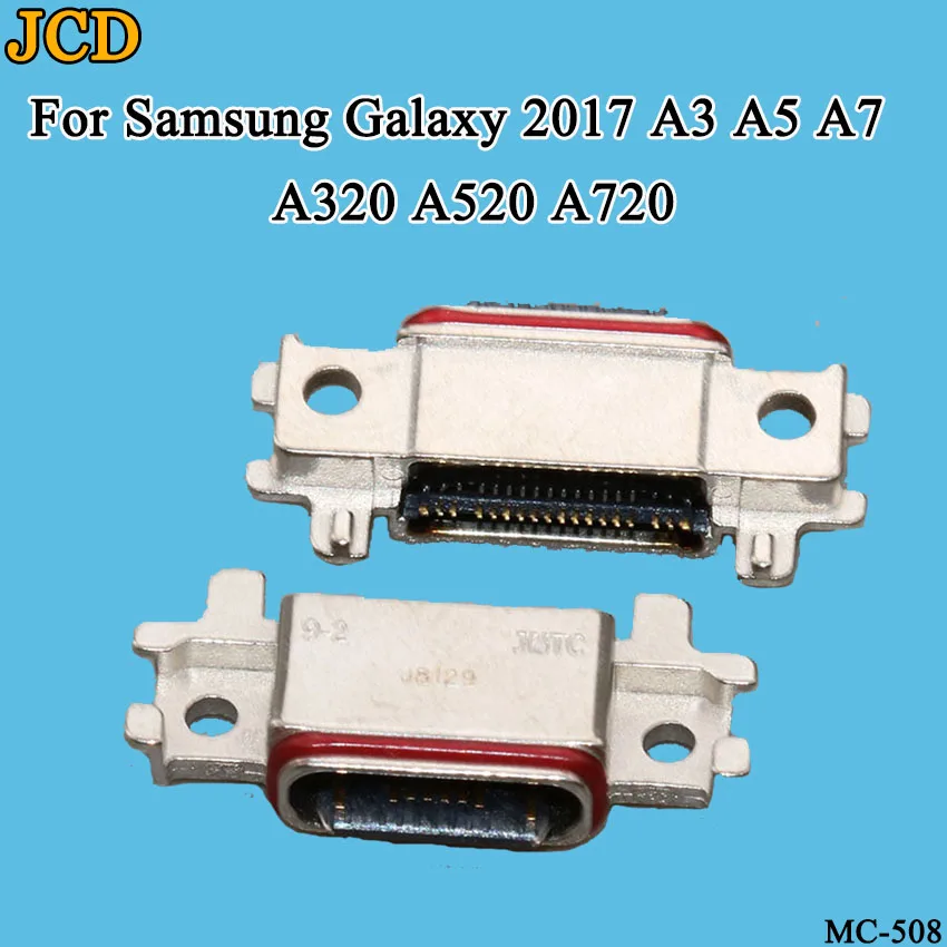 JCD 5 шт./лот для samsung Galaxy 2017 A3 A5 A7 A320 A520 A720 usb порт зарядки разъем док