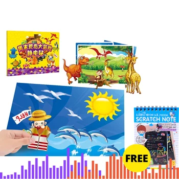 Static Stickers Books for Kids Dress Up Toy Static Electricity Children Set Toys Painting Sticker Books Creative Puzzle Stickers
Static Stickers Books for Kids Dress Up Toy Static Electricity Children Set Toys Painting Sticker Books Creative Puzzle Stickers