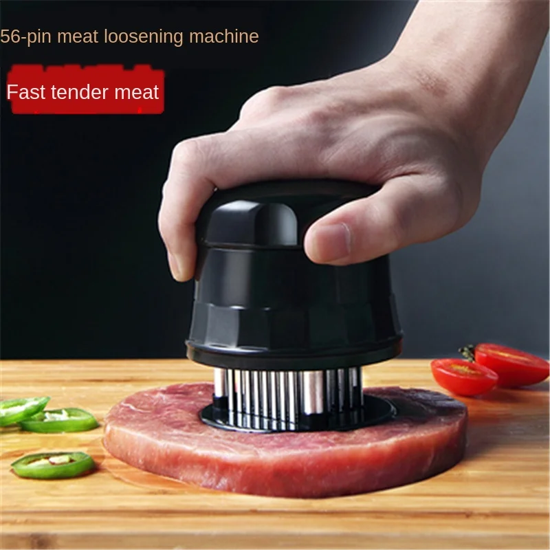 

Kitchen Cooking Tools With 56 Stainless Steel Blades Professional Meat Tenderizer Needle Tender Meat Hammer For Beef Steak