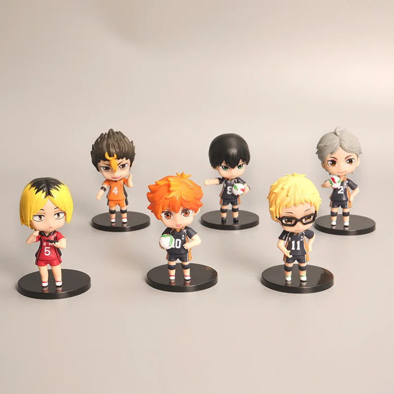 Full Set Volleyball Juvenile Anime Haikyuu Action Figure Big Head Kenma Hinata Shoyo Tobio Koushi Model Toy Boy Gift Collectible 
Full Set Volleyball Juvenile Anime Haikyuu Action Figure Big Head Kenma Hinata Shoyo Tobio Koushi Model Toy Boy Gift Collectible