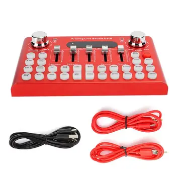 4.1 Sound Track USB Karaoke Tuning Sound Card for Computer Mobile Phone Live Streaming
4.1 Sound Track USB Karaoke Tuning Sound Card for Computer Mobile Phone Live Streaming