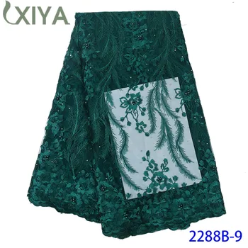 Green Color French Tulle Mesh Lace Fabric with Beads Embroidery African Fabrics Nigerian Net Lace for Wedding Party APW2288B
Green Color French Tulle Mesh Lace Fabric with Beads Embroidery African Fabrics Nigerian Net Lace for Wedding Party APW2288B