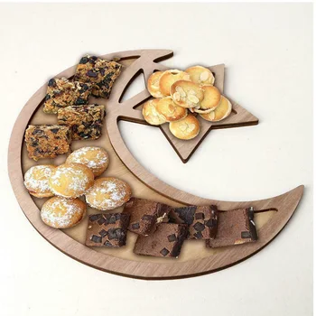 Islam Eid Plain Dessert Wooden Moon Star Shape DIY Kitchen Desktop Home Rustic Food Serving Tray Party Supplies Table Decoration
Islam Eid Plain Dessert Wooden Moon Star Shape DIY Kitchen Desktop Home Rustic Food Serving Tray Party Supplies Table Decoration