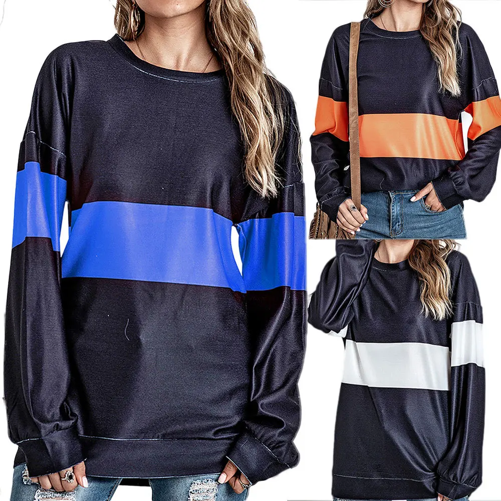 New Autumn and Summer Women's Round Neck Long-Sleeved Casual Loose Sports Shirt женские ђболки woman tshirts ђболка mujer ca
New Autumn and Summer Women's Round Neck Long-Sleeved Casual Loose Sports Shirt женские ђболки woman tshirts ђболка mujer ca