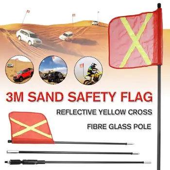 ATV Vehicle Warning Sand Flag 300cm Safety Flag Kit for Simpson Desert Mining Safety Flag for Jeep for ATV Truck Sand Rails
ATV Vehicle Warning Sand Flag 300cm Safety Flag Kit for Simpson Desert Mining Safety Flag for Jeep for ATV Truck Sand Rails