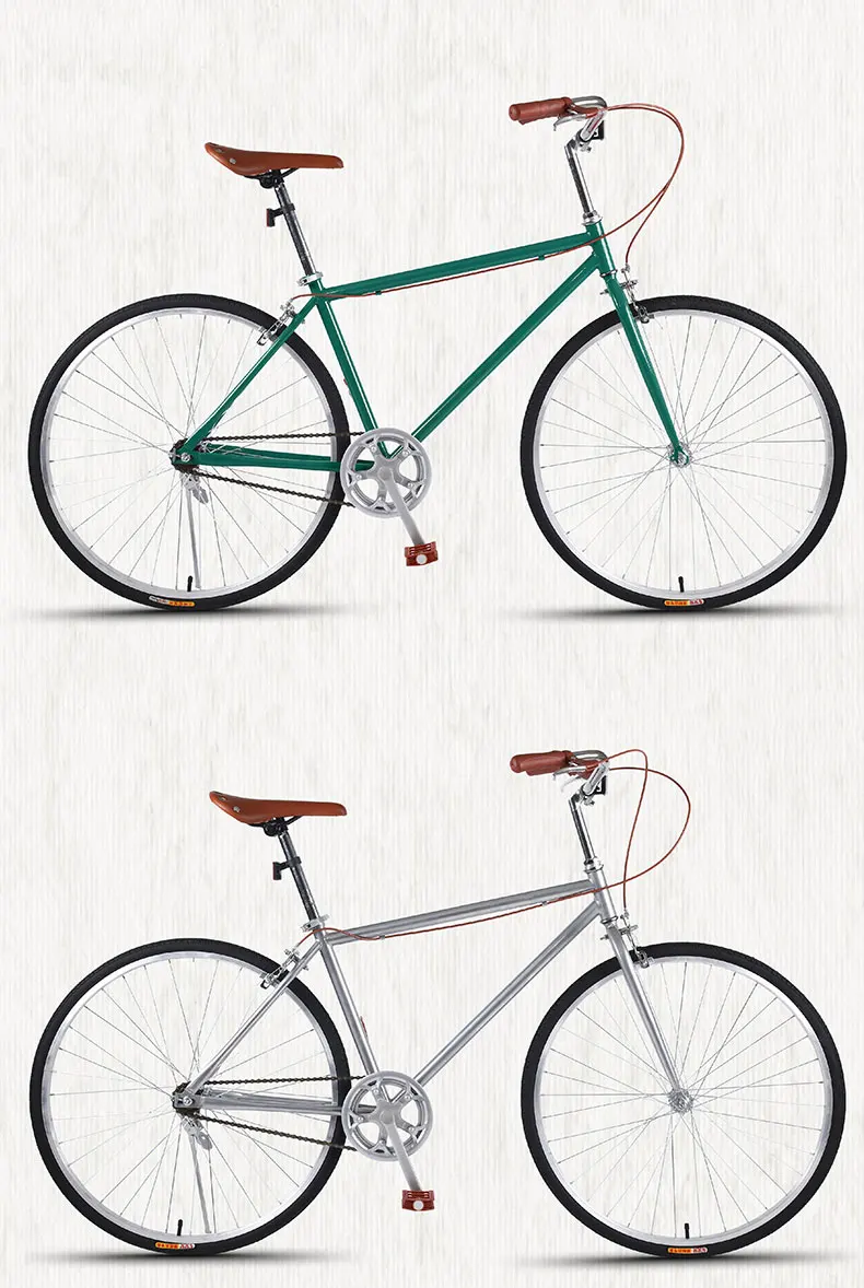 Top Road Bike 26 inch Retro Variable Speed Light Bicycle Commuter Vintage Adult Student Men And Women Selling 23