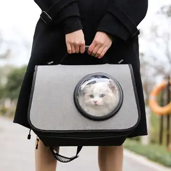 Cat's nest large capacity dual-purpose single shoulder diagonal cross zipper cat backpack for going out with pets
Cat's nest large capacity dual-purpose single shoulder diagonal cross zipper cat backpack for going out with pets