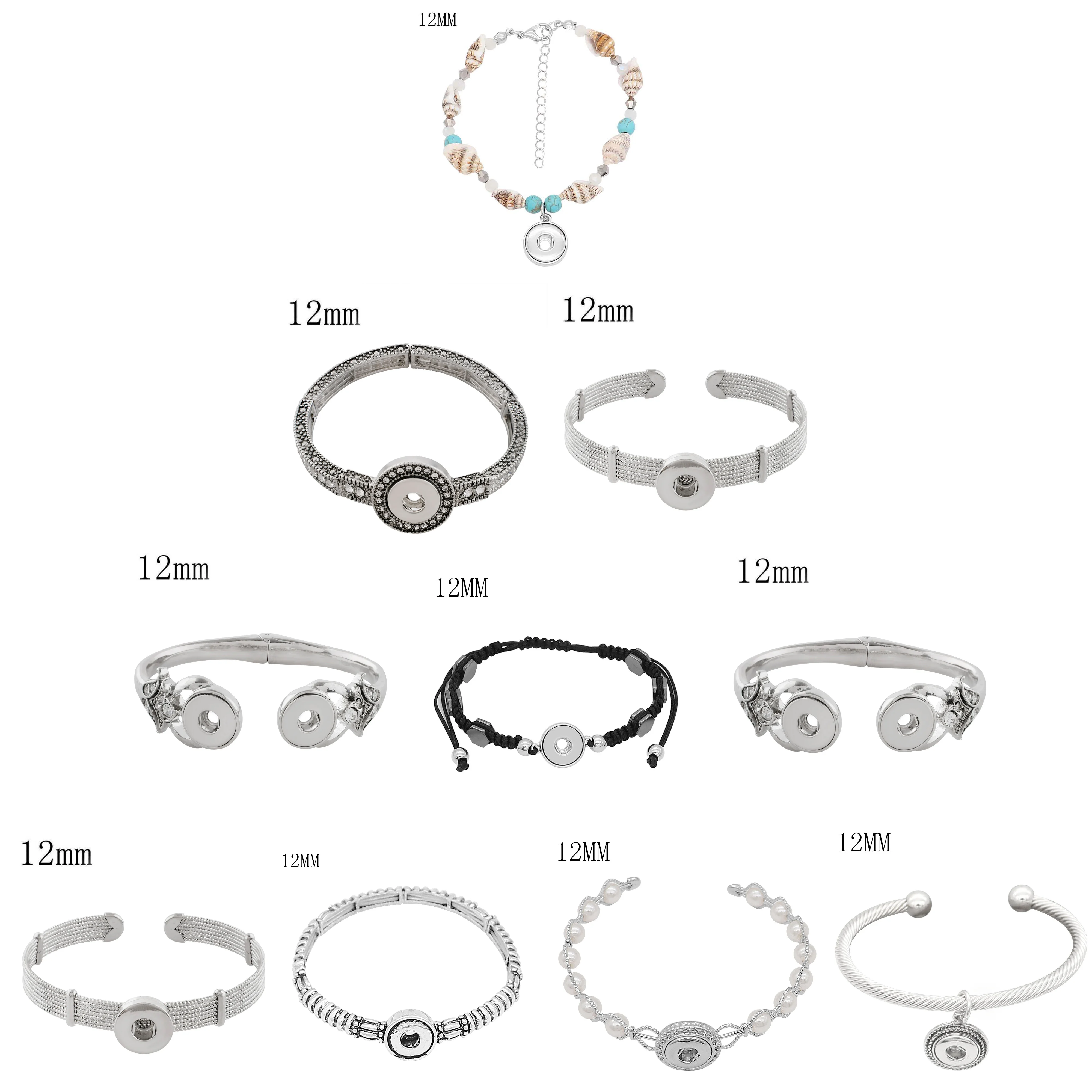 2019 3pcs New Fashion Adjustable Chain Snap Bracelets Metal Button Bracelet Fit 12MM Snap Buttons DIY Snap Jewelry For Women Gir
2019 3pcs New Fashion Adjustable Chain Snap Bracelets Metal Button Bracelet Fit 12MM Snap Buttons DIY Snap Jewelry For Women Gir