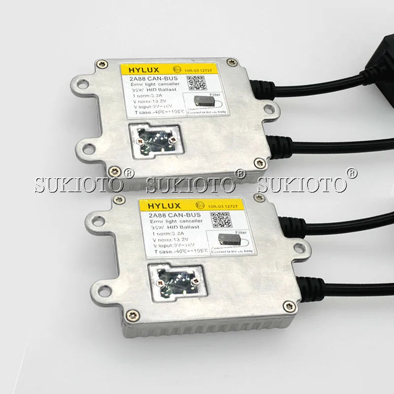 SUKIOTO 2PCS AC 35W Hylux 2A88 Canbus Ballast HID Headlight Reactor For 35W No Error Canbus Kit Xenon H1 H7 H11 9005 9006 9012 D2H (1)