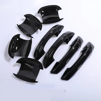 

Glossy Black Exterior Car Door Handle Cover Door Bowls Sticker for Volkswagen Bora 2016 2017 2018 Moulding Trim