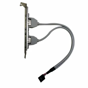 9Pin To USB Female Baffle Bit Line Dual USB 2.0 Female Ports Screw Lock Panel Mount Cable Flexible Cord
9Pin To USB Female Baffle Bit Line Dual USB 2.0 Female Ports Screw Lock Panel Mount Cable Flexible Cord
