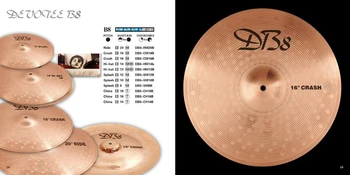 13 inch hit-hat B20 cymbal 8%tin 92% copper material drum cymbal drum accessory drum instrument
13 inch hit-hat B20 cymbal 8%tin 92% copper material drum cymbal drum accessory drum instrument