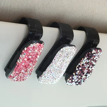 Car Eyeglasses Glasses Holder Ticket Clip Auto Fastener Clip Auto Accessories Crystal Car Vehicle Sun Visor Sunglasses
Car Eyeglasses Glasses Holder Ticket Clip Auto Fastener Clip Auto Accessories Crystal Car Vehicle Sun Visor Sunglasses